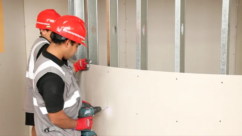 ¿Cómo instalar una pared curva de Drywall?