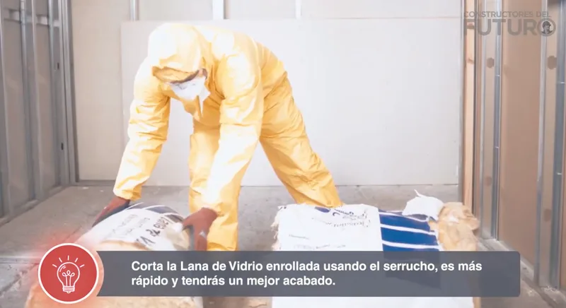 ¿Cómo instalar lana de fibra de vidrio en Drywall?